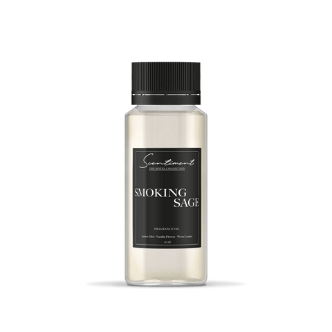 Smoking Sage Fragrance Oil, inspired by Gramercy Park® New York, with notes of Amber Mist, Vanilla Flower, and Worn Leather.