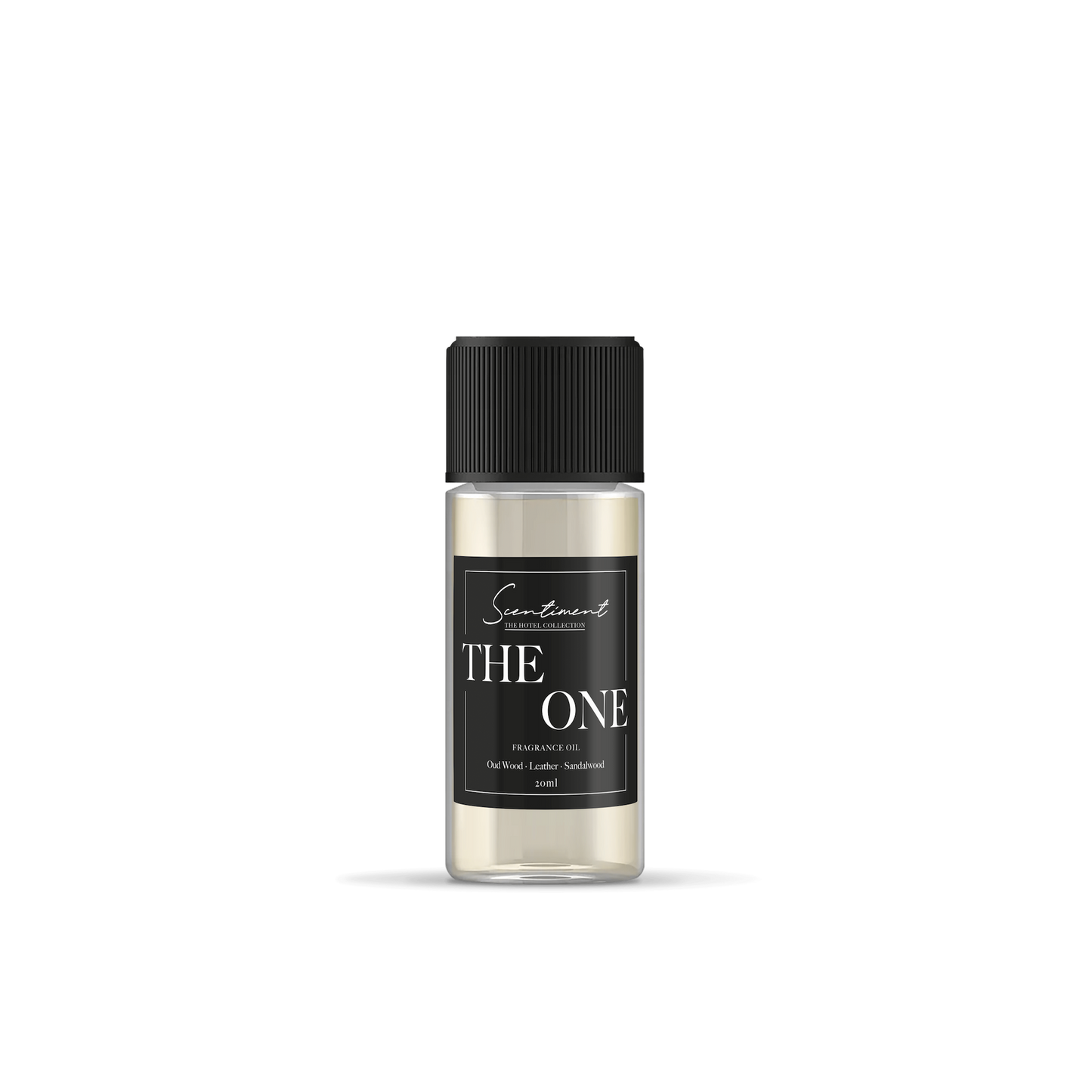 The One Fragrance Oil, inspired by One® Hotel in Miami, with notes of Wood, Leather, and Sandalwood.