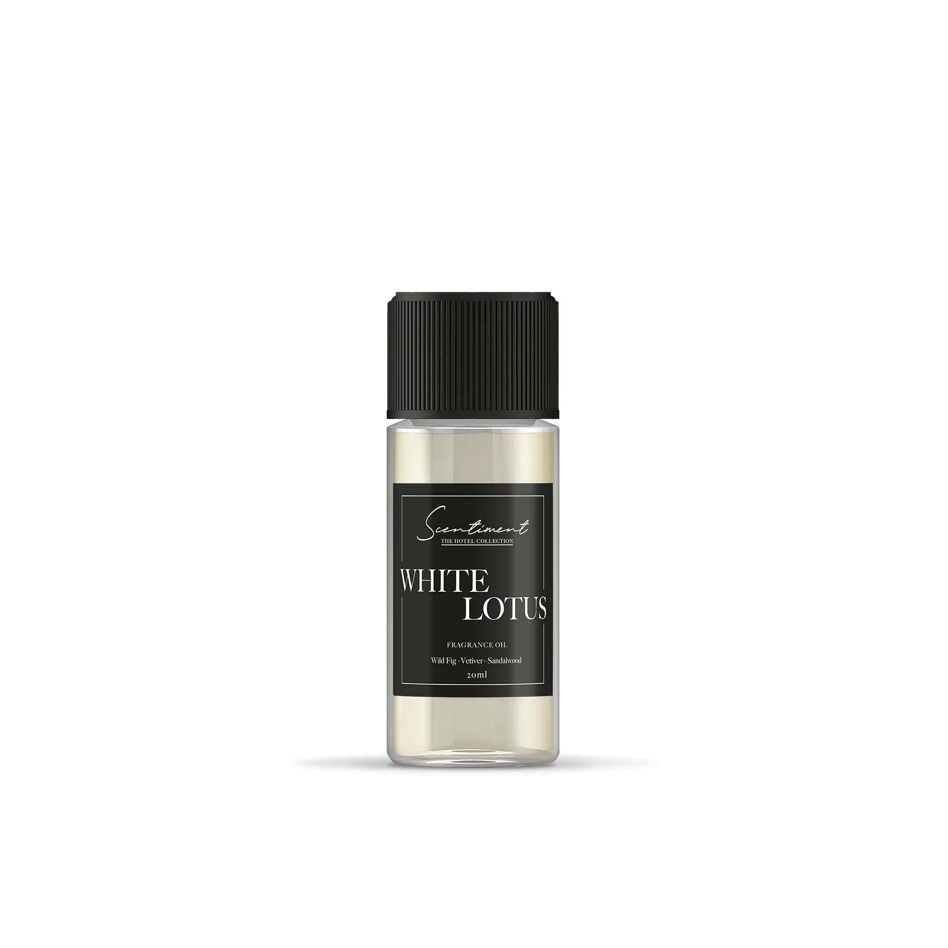 White Lotus Fragrance Oil inspired by the Four Seasons® with notes of Wild Fig, Vetiver, and Sandalwood.