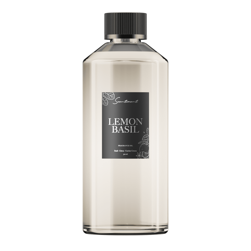 Scentiment Lemon Basil Diffuser Oil 500ml Bottle