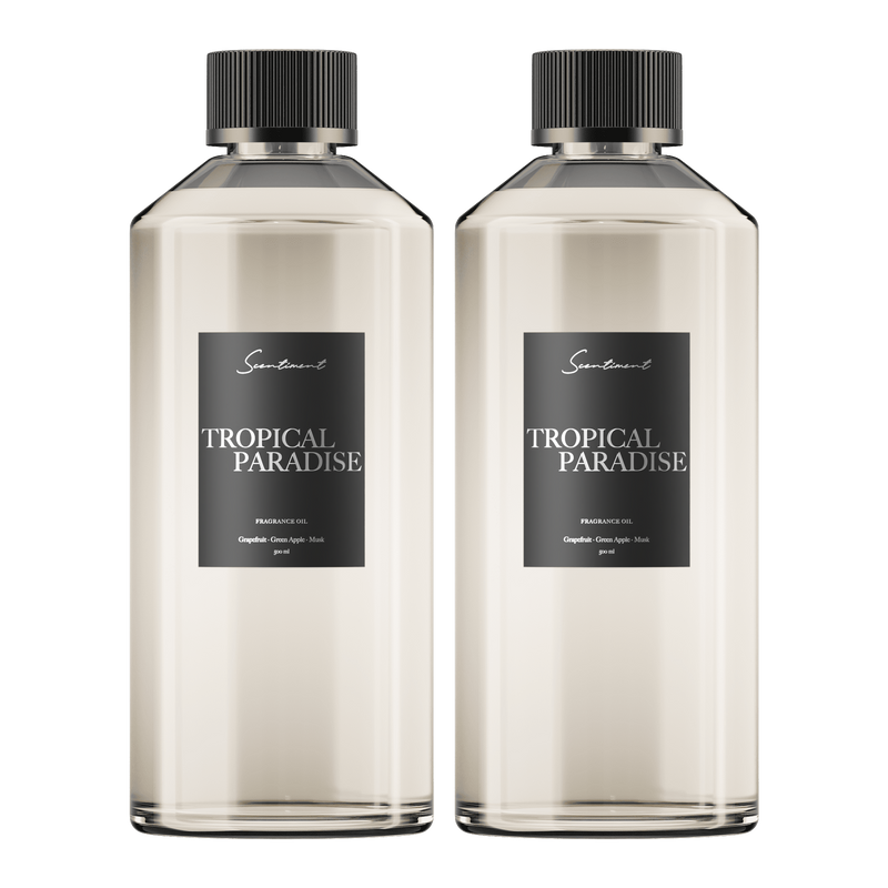 Tropical Paradise Fragrance Diffuser Oil Inspired by Bellagio® in Two 500 mL Bottles
