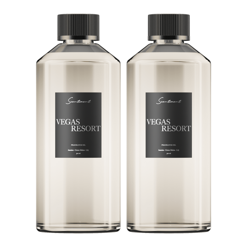 Vegas Resort Fragrance Diffuser Oil Inspired by Wynn® Las Vegas in two 500 mL Bottles