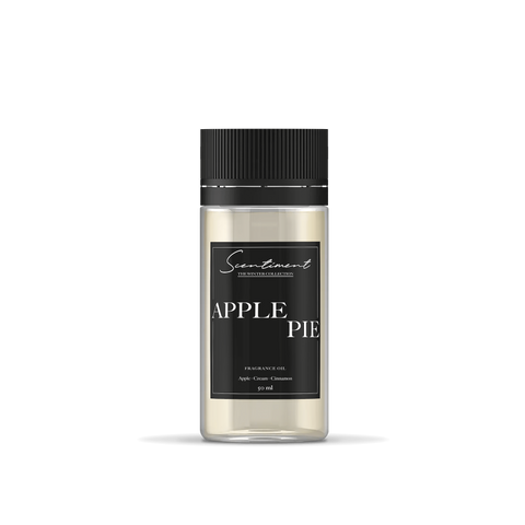 Apple Pie Fragrance Oil with notes of Apple, Cream, and Cinnamon.