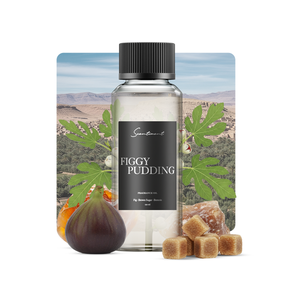 Figgy Pudding Fragrance Oil with ingredients of Fig, Brown Sugar and Benzoin