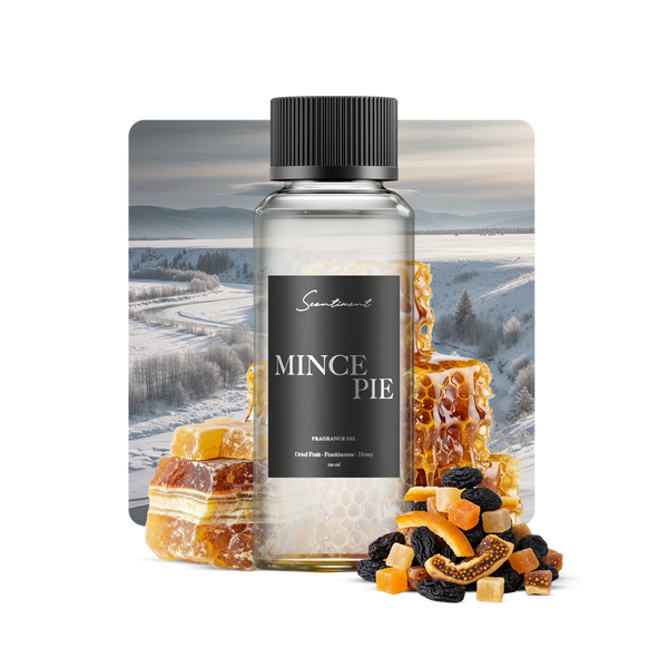 Mince Pie Fragrance Oil with Ingredients Dried Fruit, Frankincense, Honey