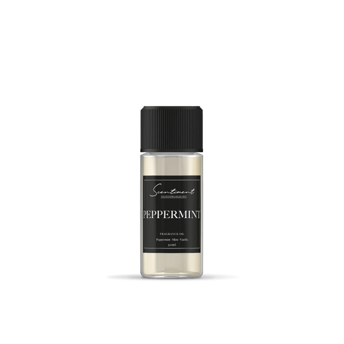 Peppermint Fragrance Oil with notes of Peppermint, Mint, and Vanilla.