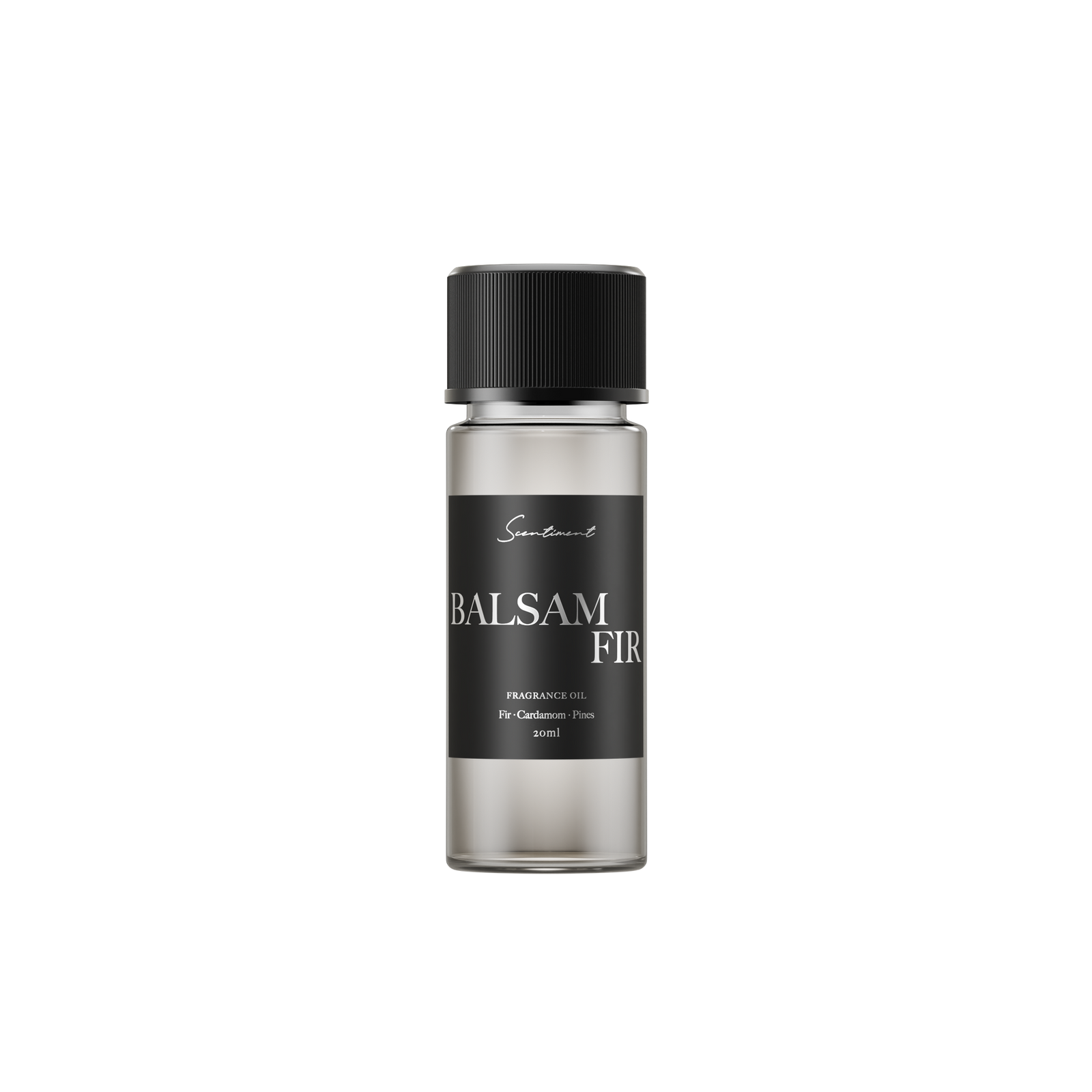 Balsam Fir 20ml Fragrance Oil with notes of Fir Balsam, Pine, Cardamom, Pepper, Scotch Pine