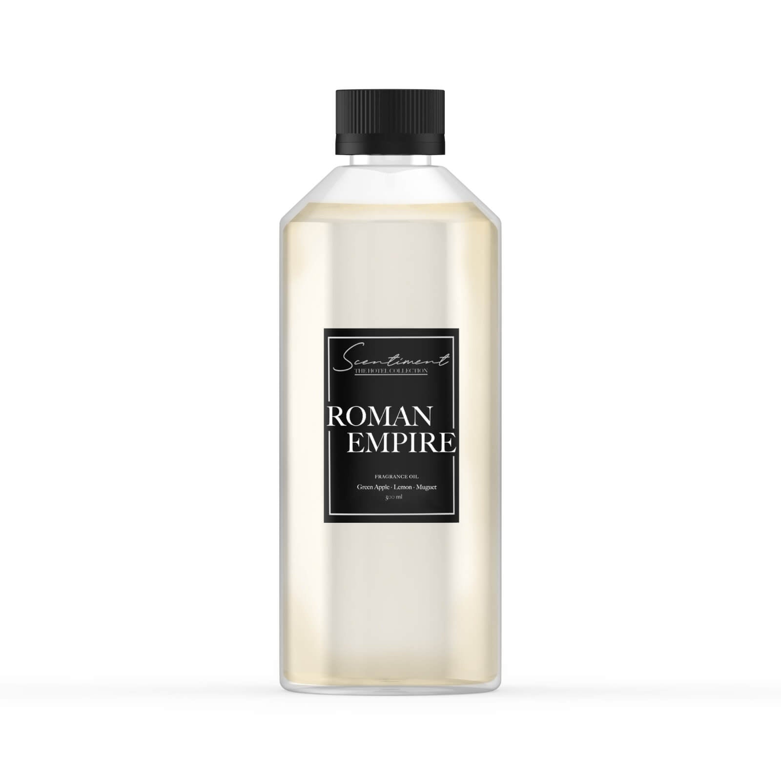 Roman Empire Fragrance Oil, inspired by Caesars Palace®, with notes of Green Apple, Lemon, and Muguet.