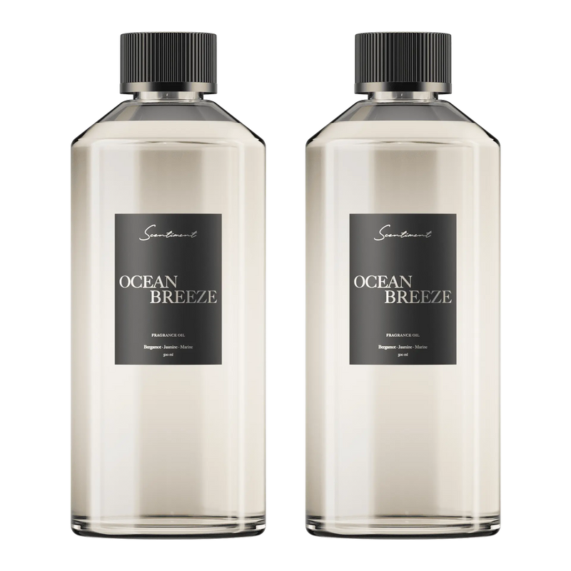 Ocean Breeze Fragrance Diffuser Oil Inspired by Ritz-Carlton® in two 500 mL Bottles