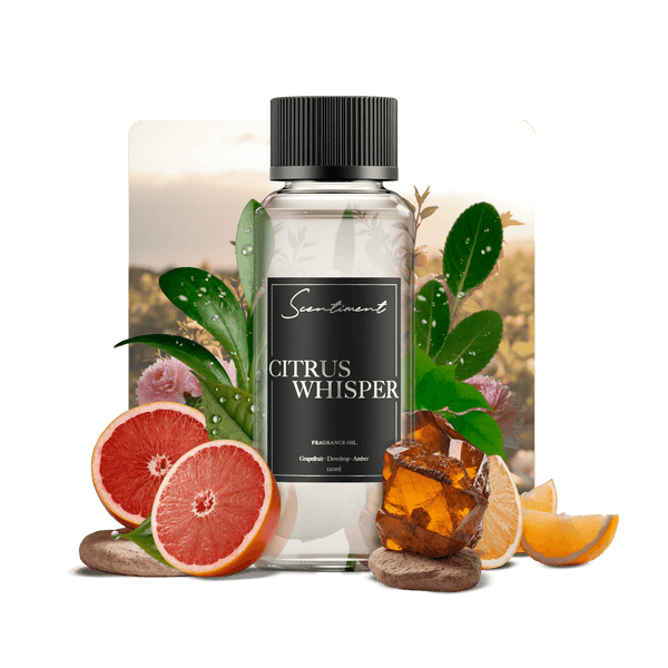 Citrus Whisper Fragrance Oil with notes of Grapefruit, DewDrop, Amber