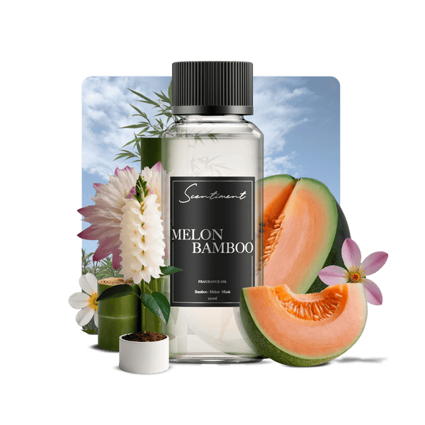Melon Bamboo Fragrance Oil with notes of Bamboo, Melon, Musk
