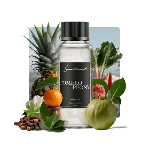Pomelo Peony Fragrance Oil with notes of Pomelo, Rhubarb, Musk
