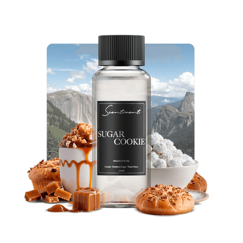 Sugar Cookie Fragrance Oil with notes of Caramelized Sugar, Caramel, Powdered Sugar, Warm Bakery