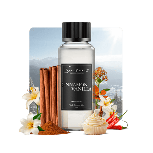 Cinnamon & Vanilla Fragrance Oil with the notes of Cinnamon, Vanilla