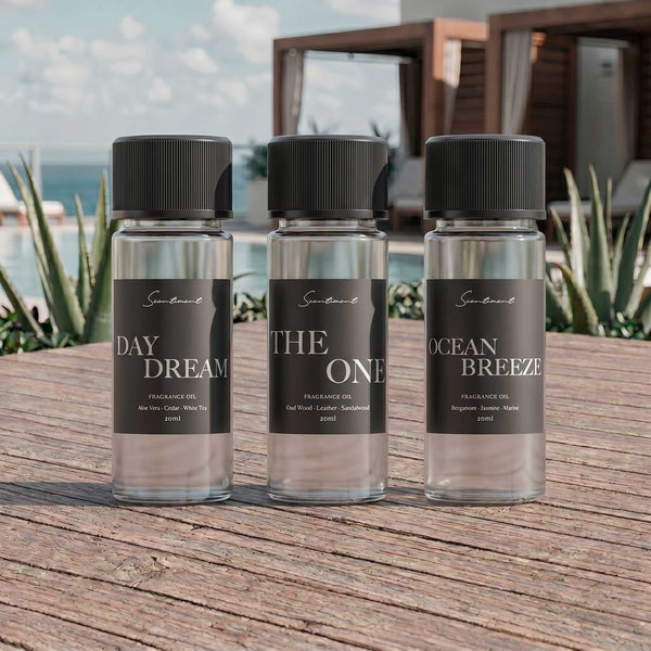 Top 3 Hotel Scents Discovery Set in 20 mL Diffuser Oils