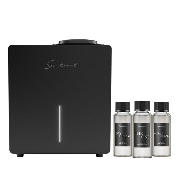 Scentiment Diffuser HVAC 2 with Top 3 Hotel Fragrance Oils in 120 mL