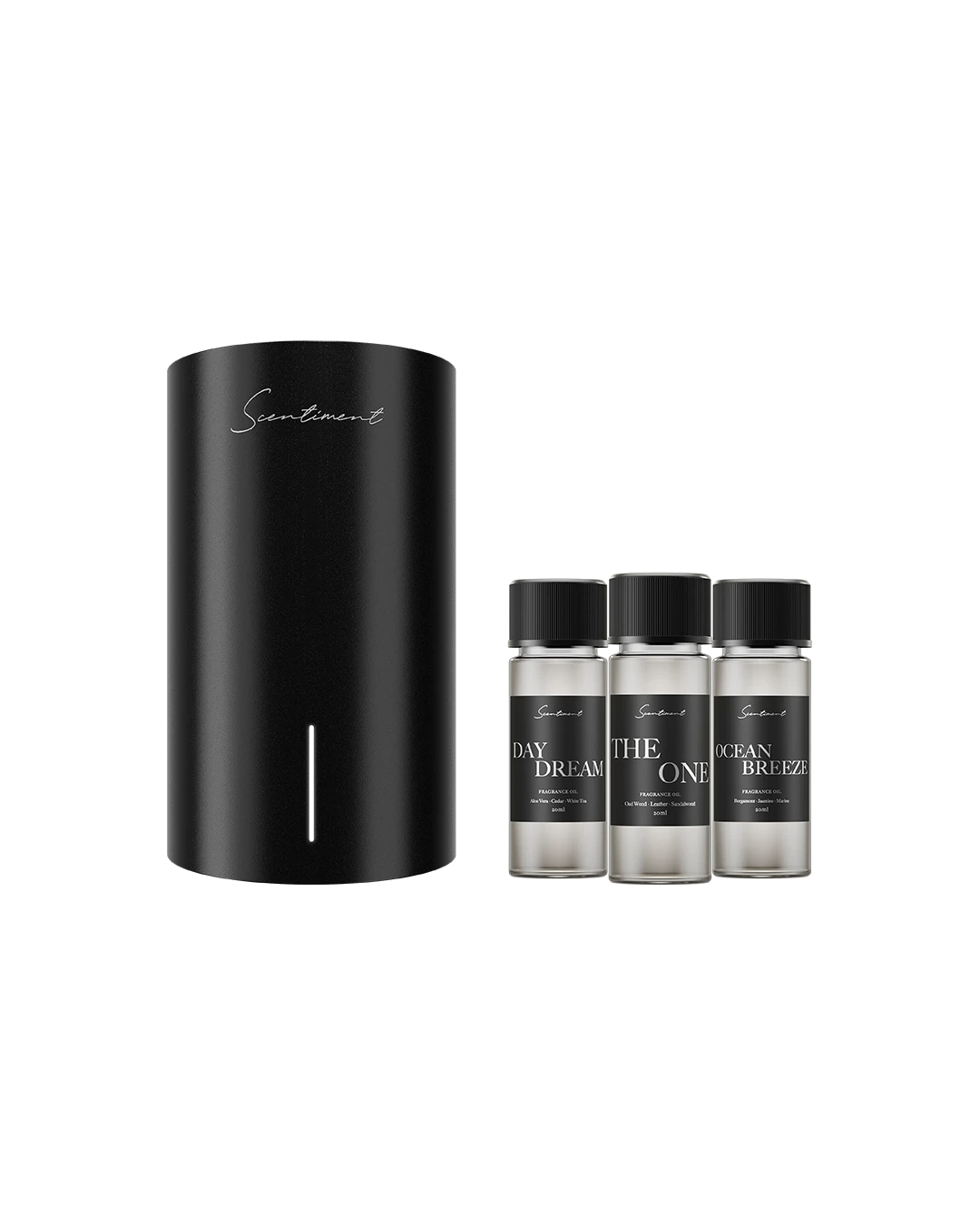 Matte Black Scentiment Scent Diffuser Mini 2 LE and top 3 hotel fragrance oils