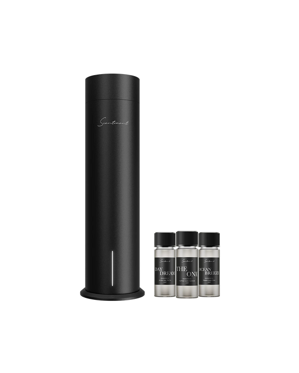 Scentiment Diffuser Air 2 Black - with Top 3 Fragrance Oils Inspired by 5-Star Hotels