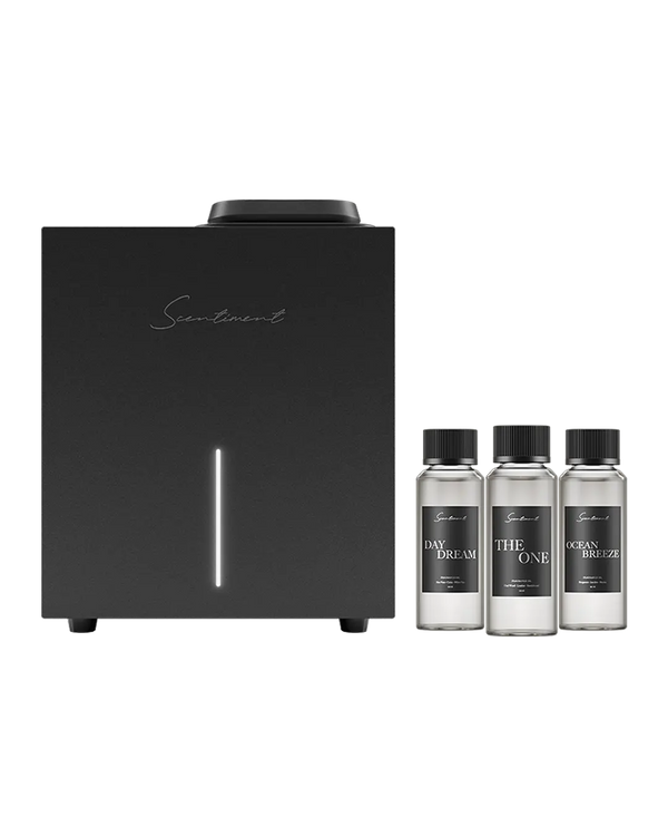 Scentiment Diffuser Pro 2 with Top 3 Hotel Fragrance Oil Bottles in 120 mL