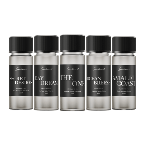 Top 5 Hotel Scents Discovery Set in 20 mL Diffuser Oils