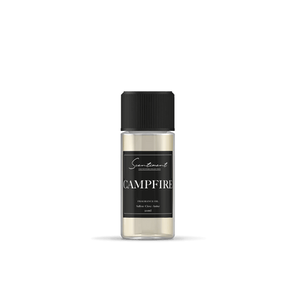 Campfire Fragrance Oil with notes of Saffron, Clove, and Amber.